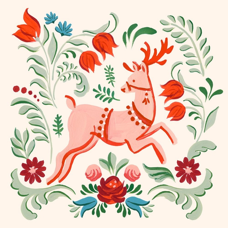 Picture of FOLKLORE REINDEER I