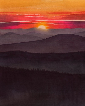 Picture of LAYERED SUNSET I