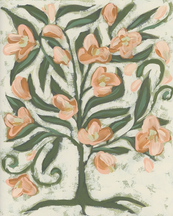 Picture of FOLK PEACH BLOSSOMS II