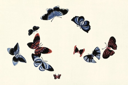 Picture of KAMISAKA SEKKAS WOODBLOCK BUTTERFLIES II