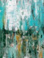 Picture of ABSTRACT TURQUOISE FOREST I