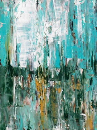 Picture of ABSTRACT TURQUOISE FOREST I