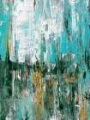 Picture of ABSTRACT TURQUOISE FOREST I