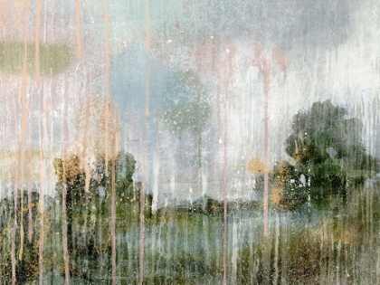 Picture of PAINT SPLATTERED LANDSCAPE I