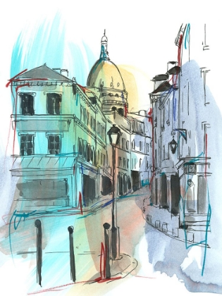Picture of EUROPEAN STREET SKETCH I