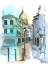 Picture of EUROPEAN STREET SKETCH I