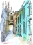 Picture of EUROPEAN STREET SKETCH II