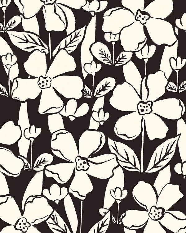 Picture of FLOWERS IN THE GARDEN I