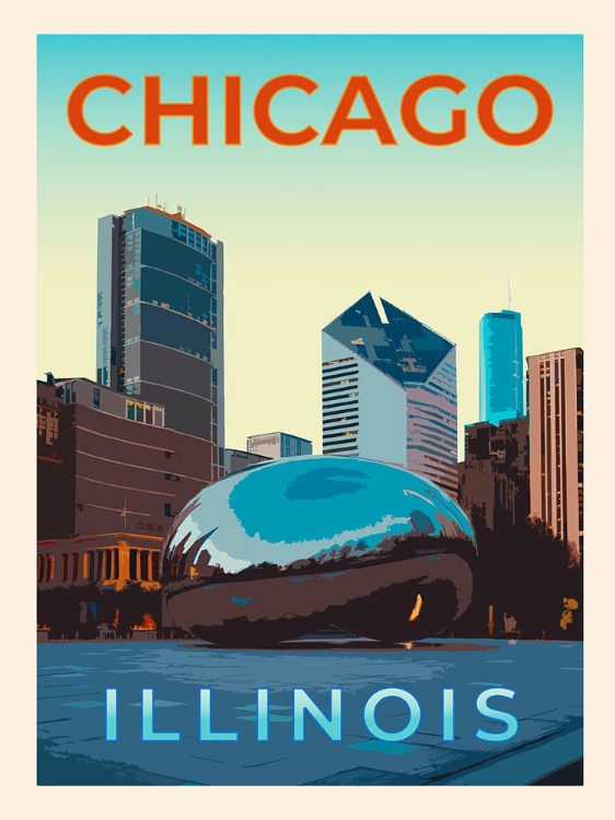 Picture of RETRO STYLE TRAVEL POSTER I