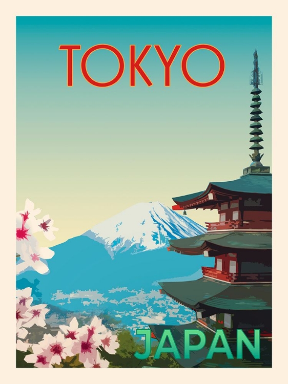 Picture of RETRO STYLE TRAVEL POSTER IV