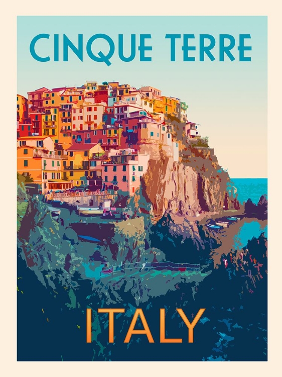 Picture of RETRO STYLE TRAVEL POSTER VI