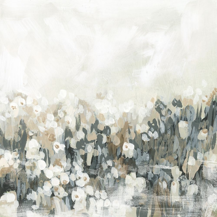 Picture of NEUTRAL MEADOW BLOOMS I