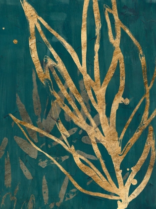 Picture of BURNISHED JUNGLE LEAVES II