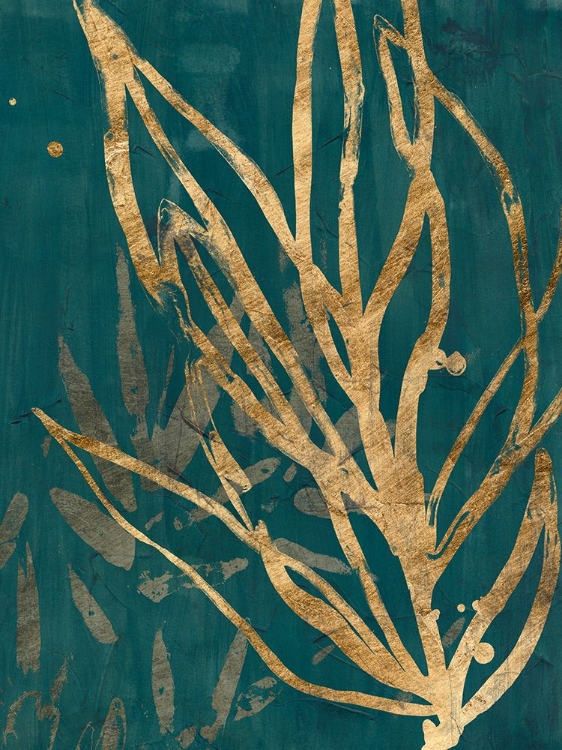 Picture of BURNISHED JUNGLE LEAVES II