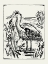 Picture of LINOCUT STYLE SEABIRD I