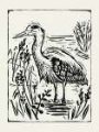 Picture of LINOCUT STYLE SEABIRD I