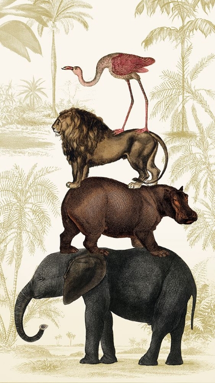 Picture of ANTIQUE SAFARI ASSEMBLAGE I