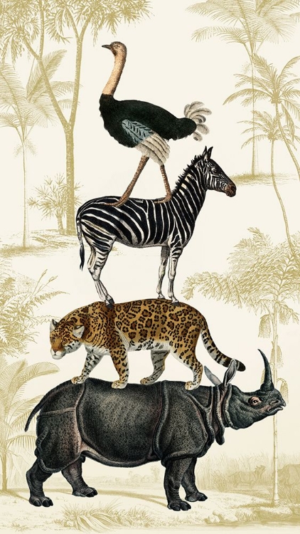 Picture of ANTIQUE SAFARI ASSEMBLAGE II