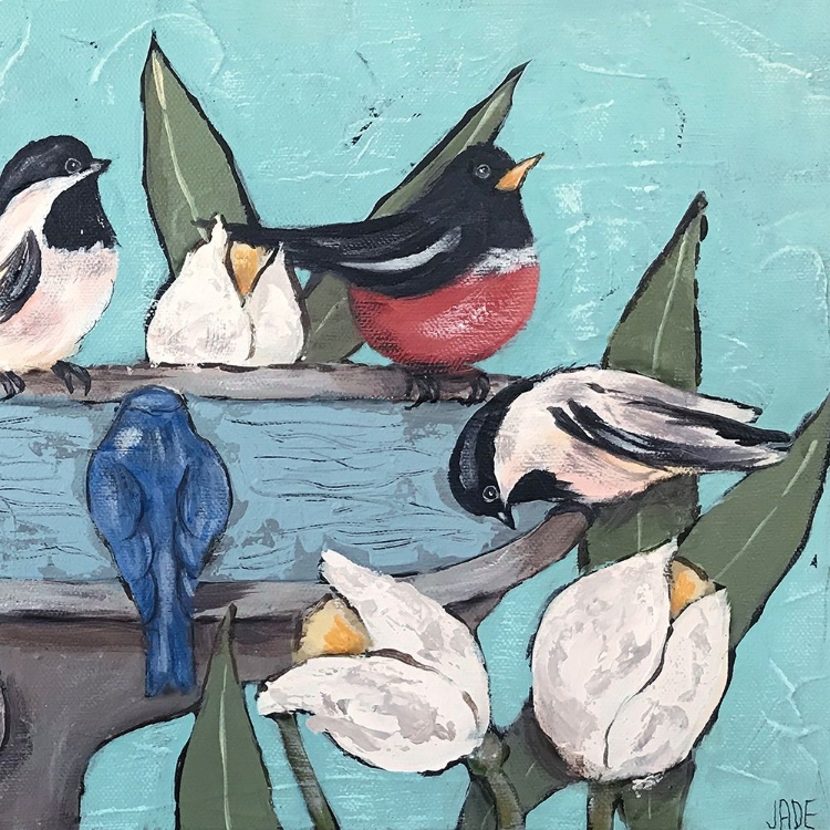 Picture of GARDEN BIRD BATH PARTY II