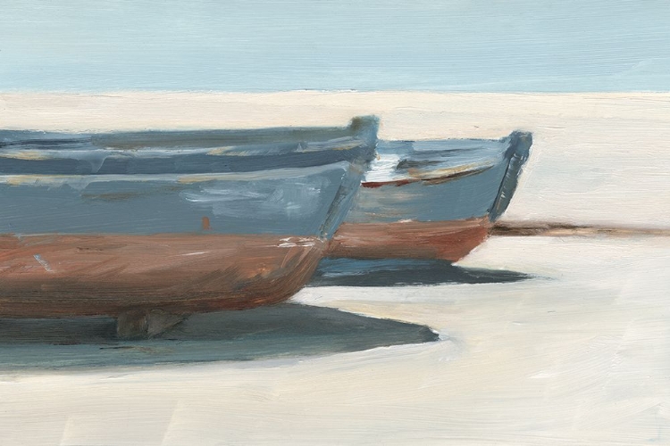 Picture of BEACHED BLUE BOATS I