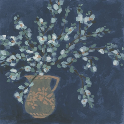 Picture of MIDNIGHT INDIGO BLOOMS II