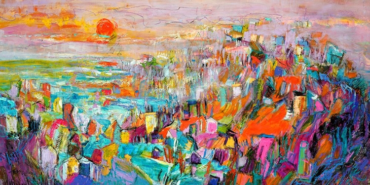 Picture of ISLAND IN THE SETTING SUN II