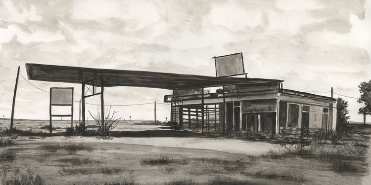 Picture of DESERTED INK STUDY IV