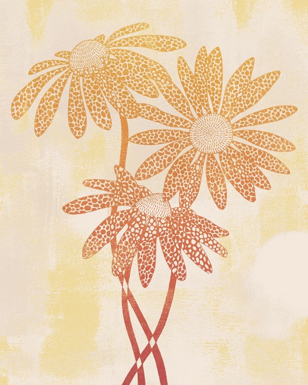 Picture of WOODBLOCK POSIES I