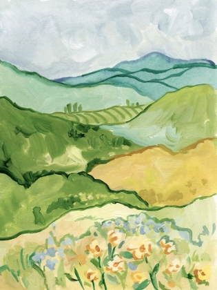 Picture of MEADOW WITH ROLLING HILLS I