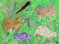 Picture of QUIRKY MEADOW MENAGERIE I