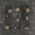 Picture of WASHED BLACK SQUARES I