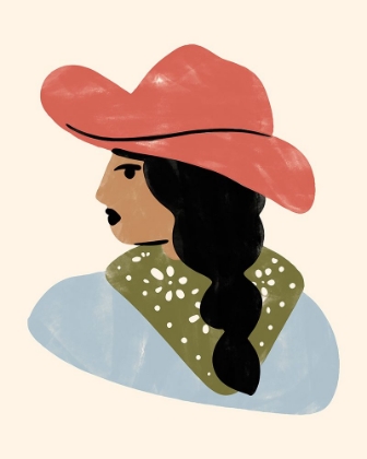 Picture of SIMPLE COWGIRL PORTRAIT I