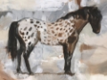 Picture of EXPRESSIONIST DAPPLED HORSE I