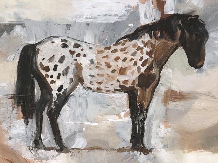 Picture of EXPRESSIONIST DAPPLED HORSE I