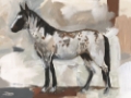 Picture of EXPRESSIONIST DAPPLED HORSE II