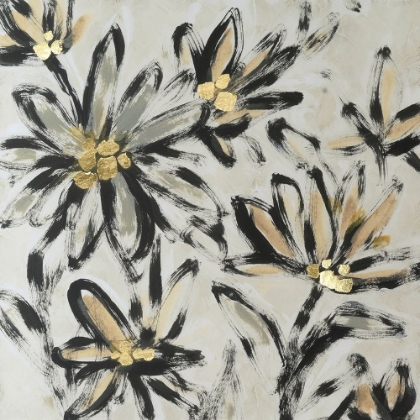 Picture of NEUTRAL FLOWER FRESCO I