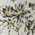 Picture of NEUTRAL FLOWER FRESCO II
