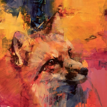 Picture of FRAGMENTED FOXES I