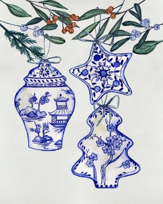 Picture of BLUE & WHITE NOEL I