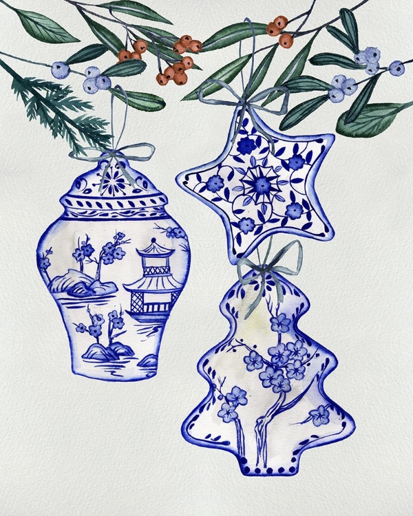 Picture of BLUE & WHITE NOEL I