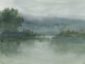 Picture of LAKE AT TWILIGHT I