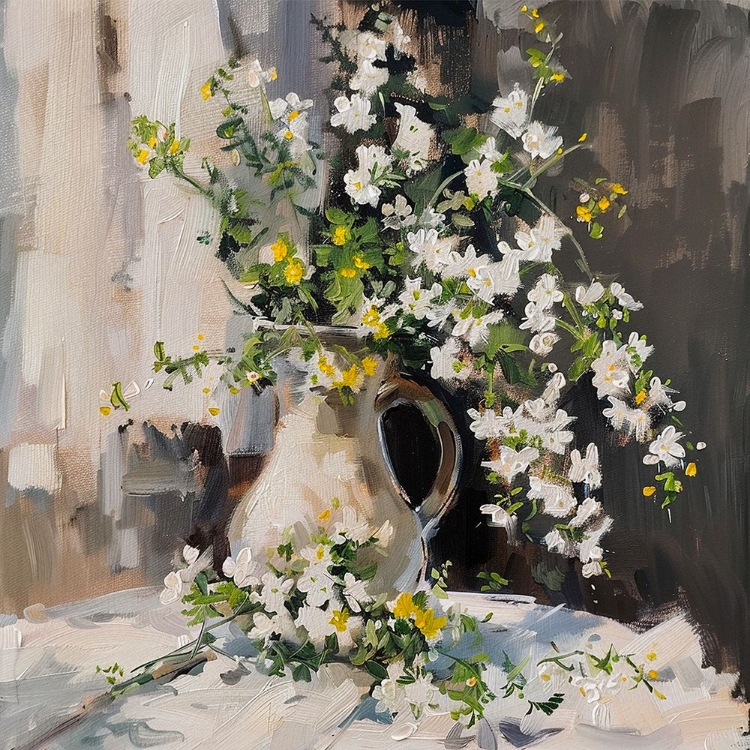 Picture of LATE DAY SUN ON VASE III