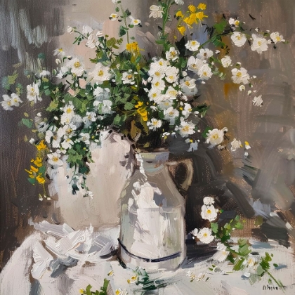 Picture of LATE DAY SUN ON VASE IV