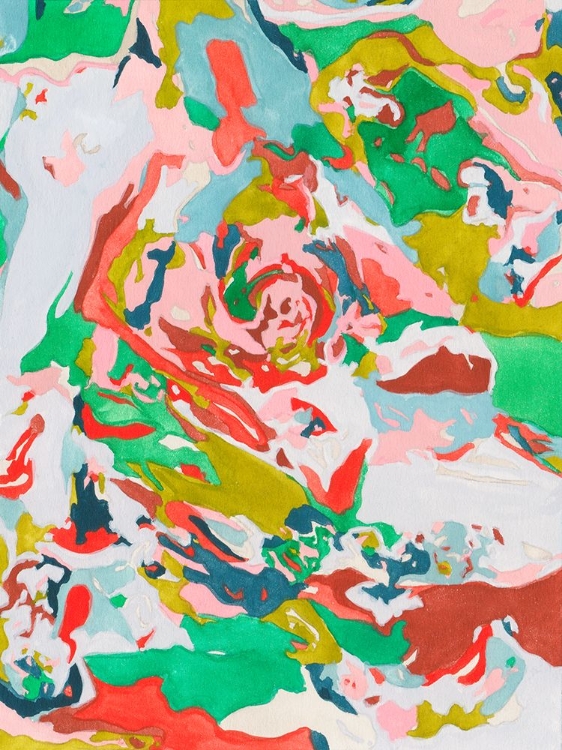 Picture of RIVERS OF ROSE AND MINT I