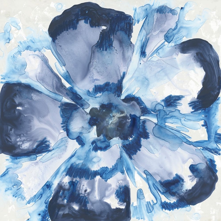 Picture of BLUE GLASS FLOWER I