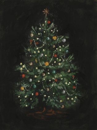 Picture of MOODY CHRISTMAS TREE I