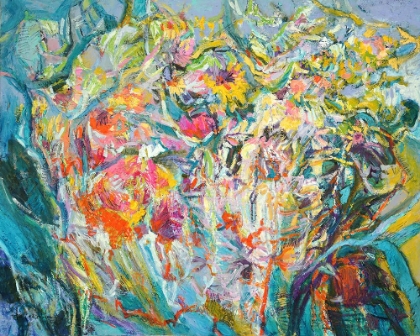 Picture of BUTTERFLY GARDEN IMPRESSIONS I