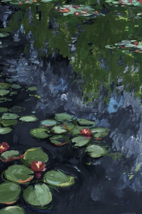 Picture of MOODY WATERLILLIES II