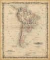 Picture of JOHNSONS MAP OF S. AMERICA