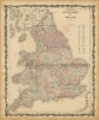Picture of JOHNSONS MAP OF ENGLAND AND WALES